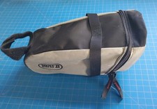 Bolsa de bicicleta Trans It sob selim náilon acabamento reflexivo cinza e preto, usado comprar usado  Enviando para Brazil
