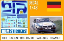 Decal rally hessen usato  Catania