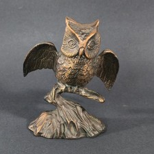 Vintage brass owl for sale  Stone Lake