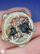 Vintage damascene bull for sale  LONDON