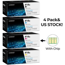 Conjunto de toner 4PK HP 414X W2020X 414A para LaserJet Pro M454 M454dn MFP M479 M479fdw comprar usado  Enviando para Brazil