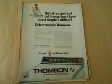 1981 advertising thomson d'occasion  Expédié en Belgium