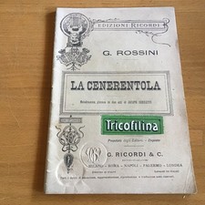 Gioachino rossini cenerentola usato  Novara