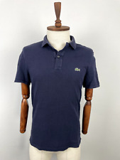 Camisa polo masculina Lacoste slim fit azul manga curta tamanho EUA P comprar usado  Enviando para Brazil