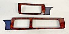 1996-1998 Jeep Grand Cherokee ZJ acabamento de painel de grão de madeira 2 peças moldura OEM comprar usado  Enviando para Brazil