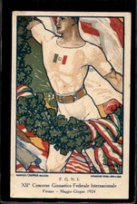 Cartolina xii concorso usato  Italia