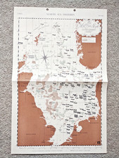 Pesca do Mar do Norte - Mapa de Serviço Vintage 1946 Mapa de Série, usado comprar usado  Enviando para Brazil