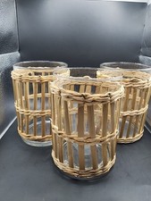 Table glass wicker for sale  Dayton