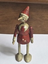 Walkies Wilson raros? Boneco Pinóquio miniatura de madeira pernas fixas braços mover, usado comprar usado  Enviando para Brazil