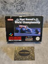 Usado, SNES Super Nintendo Nigel Mansell's World Championship mit OVP und Anleitung NOE comprar usado  Enviando para Brazil