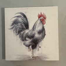 Pintura de galo preto arte de parede do lobby hobby comprar usado  Enviando para Brazil