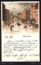 Lithographie münchen karlstho gebraucht kaufen  Berlin