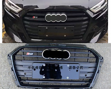 2017-2020 Für Audi A3 S3 Stil Kühlergrill Frontmaske Grill Glänzend Schwarz comprar usado  Enviando para Brazil