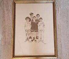Quadro stampa disegno usato  Bologna