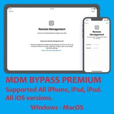 Gerenciamento remoto Bypass Premium - iPhone - iPad - iPod. Todos iOS. comprar usado  Enviando para Brazil