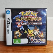 Pokemon Mystery Dungeon: Explorers of Darkness Novo Na Caixa * Completo * - Lançamento Aust comprar usado  Enviando para Brazil