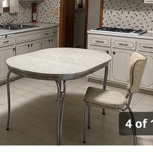 Vintage chrome formica for sale  North Ridgeville