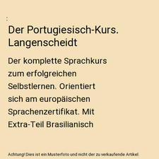 Portugiesisch kurs langenschei gebraucht kaufen  Trebbin