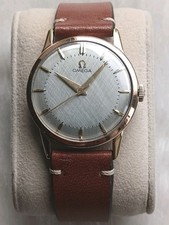 Cal de corda manual vintage Omega ouro rosa e aço inoxidável. Relógio masculino 284 comprar usado  Enviando para Brazil