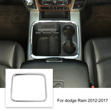 Para Dodge RAM 2015-2017 console central caixa de armazenamento tampa acabamento decoração moldura cromada comprar usado  Enviando para Brazil