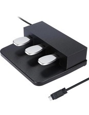 3 pedais para teclados digitais pianos, unidade de pedais de três pés compatível com Yamah comprar usado  Enviando para Brazil