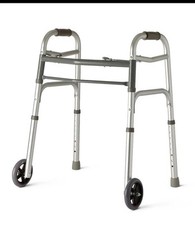 Andador dobrável Medline leve júnior/altura inferior com rodas de 5” ajustáveis comprar usado  Enviando para Brazil
