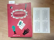 Giuochi passatempi gelli usato  Italia