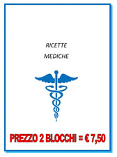 Ricettari medici personalizzat usato  Sant Angelo Lodigiano