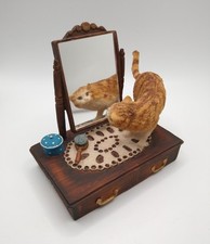 Vtg cat figurine for sale  PRESTON