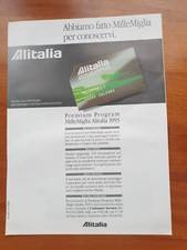 Pubblicita alitalia mille usato  Alba
