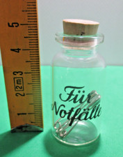 Miniatur glasflasche notfälle gebraucht kaufen  Deutschland