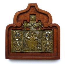 Russische ikone bronze gebraucht kaufen  Geesthacht