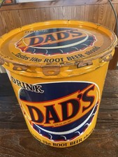 Raro BOM Original 1950's Dad's Root Beer Soda 5 Galões Lata de Xarope de Metal com Tampa comprar usado  Enviando para Brazil