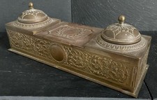 Double inkwell brass for sale  HARTLEPOOL