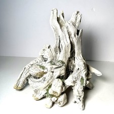 Decoração de aquário plantada vintage grande ilha raiz de madeira flutuante de poliresina 11x10” comprar usado  Enviando para Brazil