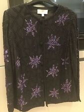 Vintage beaded silk for sale  GUILDFORD