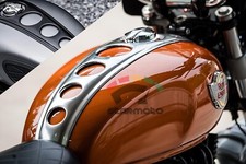 PARA ROYAL ENFIELD INTERCEPTOR INT 650 TANQUE TAMPA DE COMBUSTÍVEL PROTETOR TRAÇÃO comprar usado  Enviando para Brazil