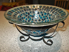 Blue mosaic glass for sale  RUSHDEN