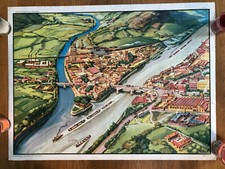 Ancienne affiche scolaire d'occasion  Le Pré-Saint-Gervais