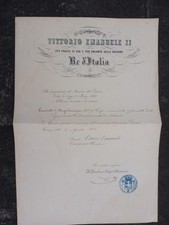 Diploma nomina colonnello usato  Viu
