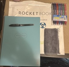Notebook Reutilizável Inteligente Rocketbook Everlast Tamanho Carta - Netuno Azul-petróleo**caixa aberta comprar usado  Enviando para Brazil