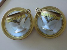 Paire tasse porcelaine d'occasion  Lagny-sur-Marne