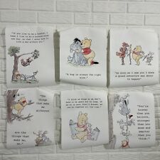 "Juego de 6 impresiones de arte de pared de lienzo para guardería Winnie The Pooh de 16"" por 12" segunda mano  Embacar hacia Argentina