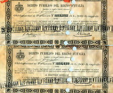 Obbligazioni portatore anno usato  Italia
