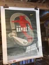 Rare affiche football d'occasion  Baignes-Sainte-Radegonde