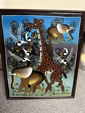 African animals painting for sale  Cedar Ridge