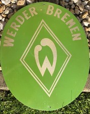 Werder bremen blechschild gebraucht kaufen  Bad Frankenhausen/Kyffhäuser