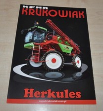 Brochura Krukowiak Hércules pulverizador autopropulsado máquinas agrícolas Polska, usado comprar usado  Enviando para Brazil