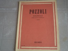 Spartito pozzoli solfeggi usato  Salerno