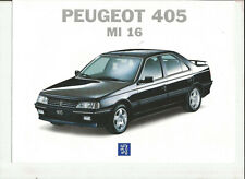 PEUGEOT 405 MI 16 - 1995 / catalogue brochure dépliant prospectus, usado comprar usado  Enviando para Brazil